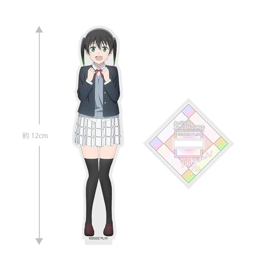 缶バッジ　ラブライブ 虹ヶ咲学園スクールアイドル同好会 高咲侑 ラブライブ!虹ヶ咲学園スクールアイドル同好会 スクエア和紙缶